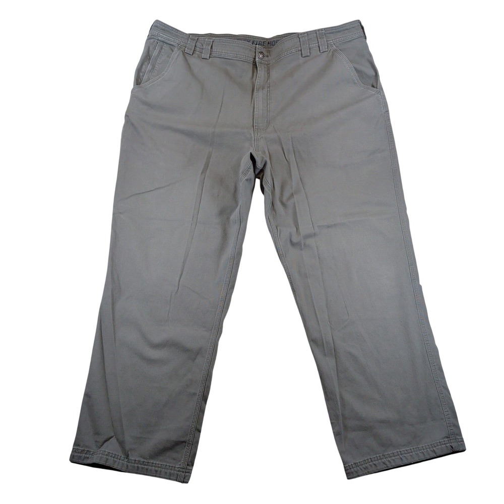 Duluth Trading Co Flex Fire Hose Relaxed Fit Work Pants Gray 44x30 45704